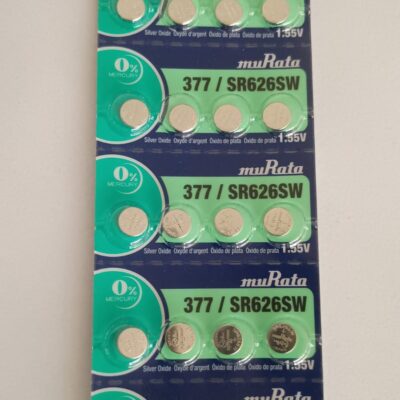 Bateria 377 Sr626sw Murata - Cartela c20 unidades